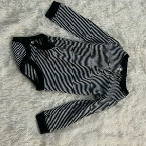 Striped onesie